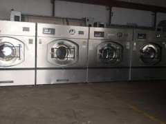 榆林出售二手百强川岛100公斤水洗机，工业二手毛巾烘干机