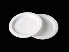 一次性塑料碟一次性盘子哪款好 找厂家批发蛋糕甜品白色塑料圆盘